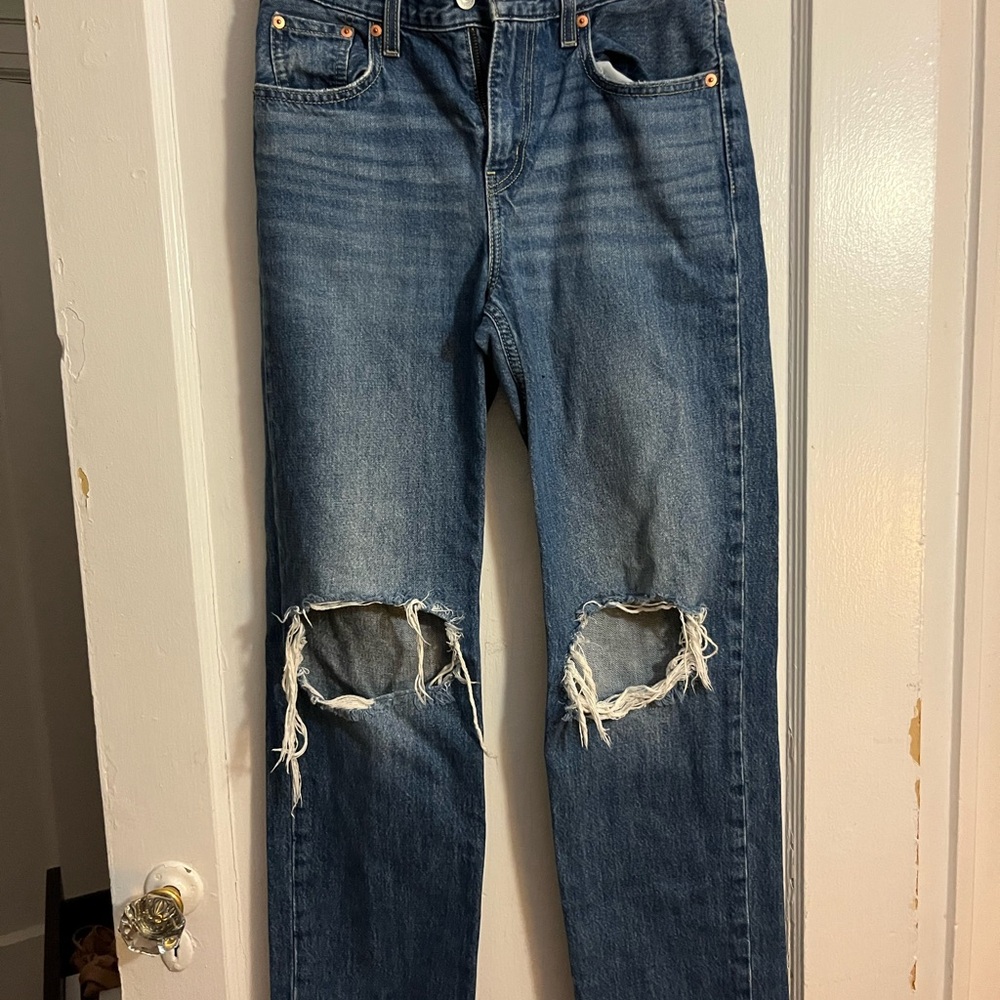 Levi’s Distressed Blue Jeans